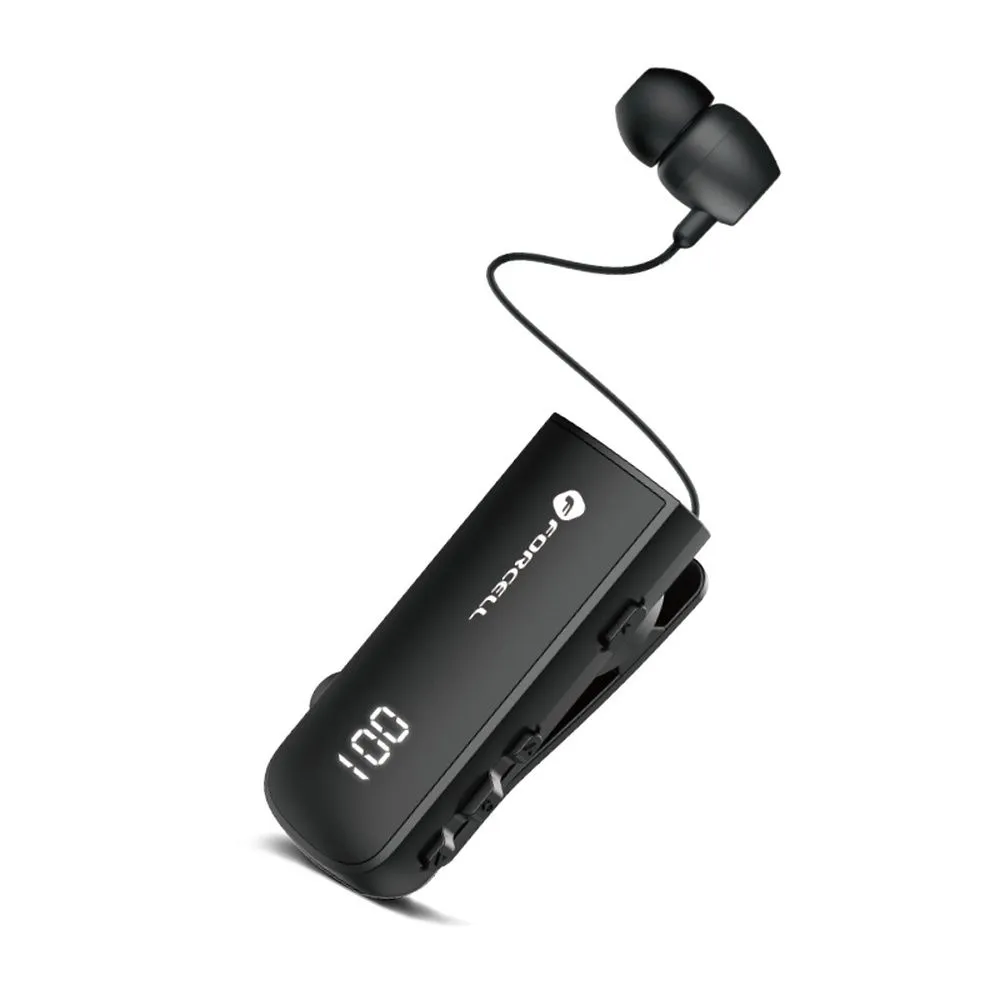 Forcell F-Audio Drive Bluetooth Ακουστικό Πέτου με Αντοχή στον Ιδρώτα Μαύρο